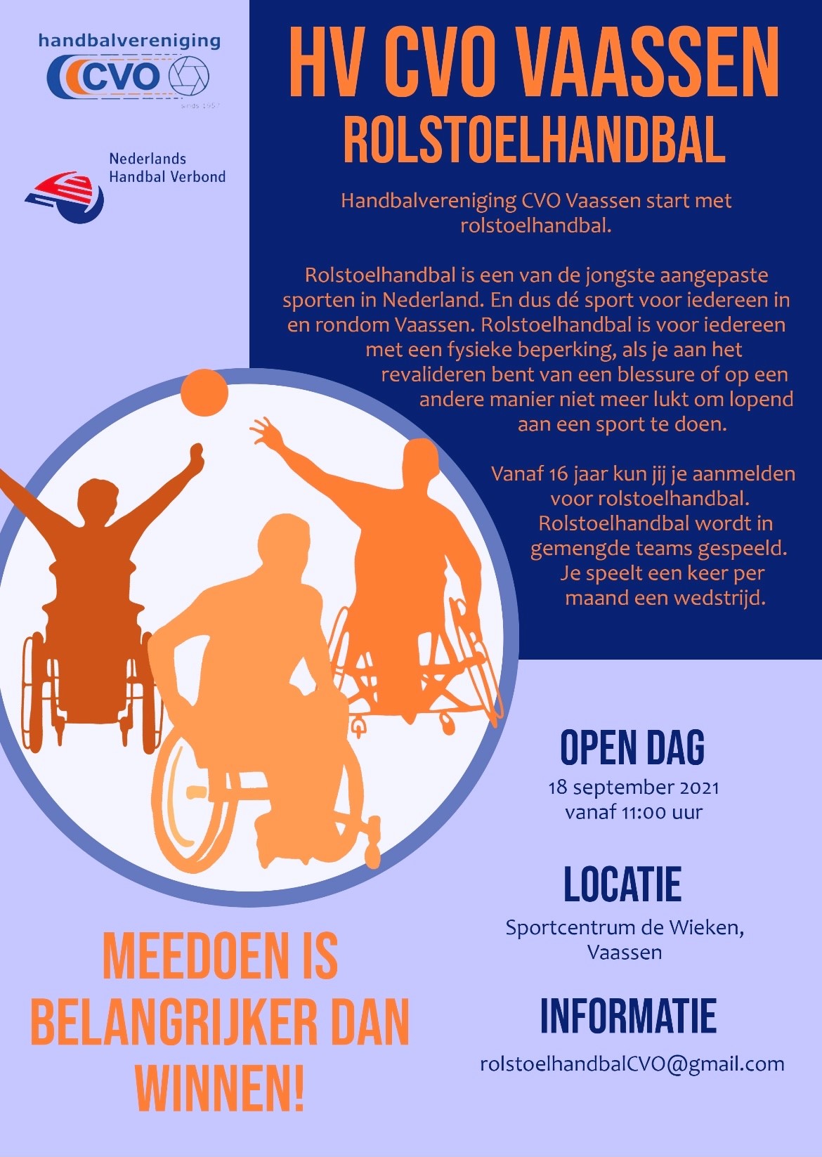 CVO gaat een nieuwe uitdaging aan! Opendag 18 september!